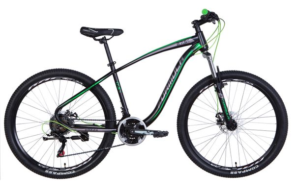 

Велосипед 27.5" Formula KOZAK 2021 (черно-серый с зеленым (м))