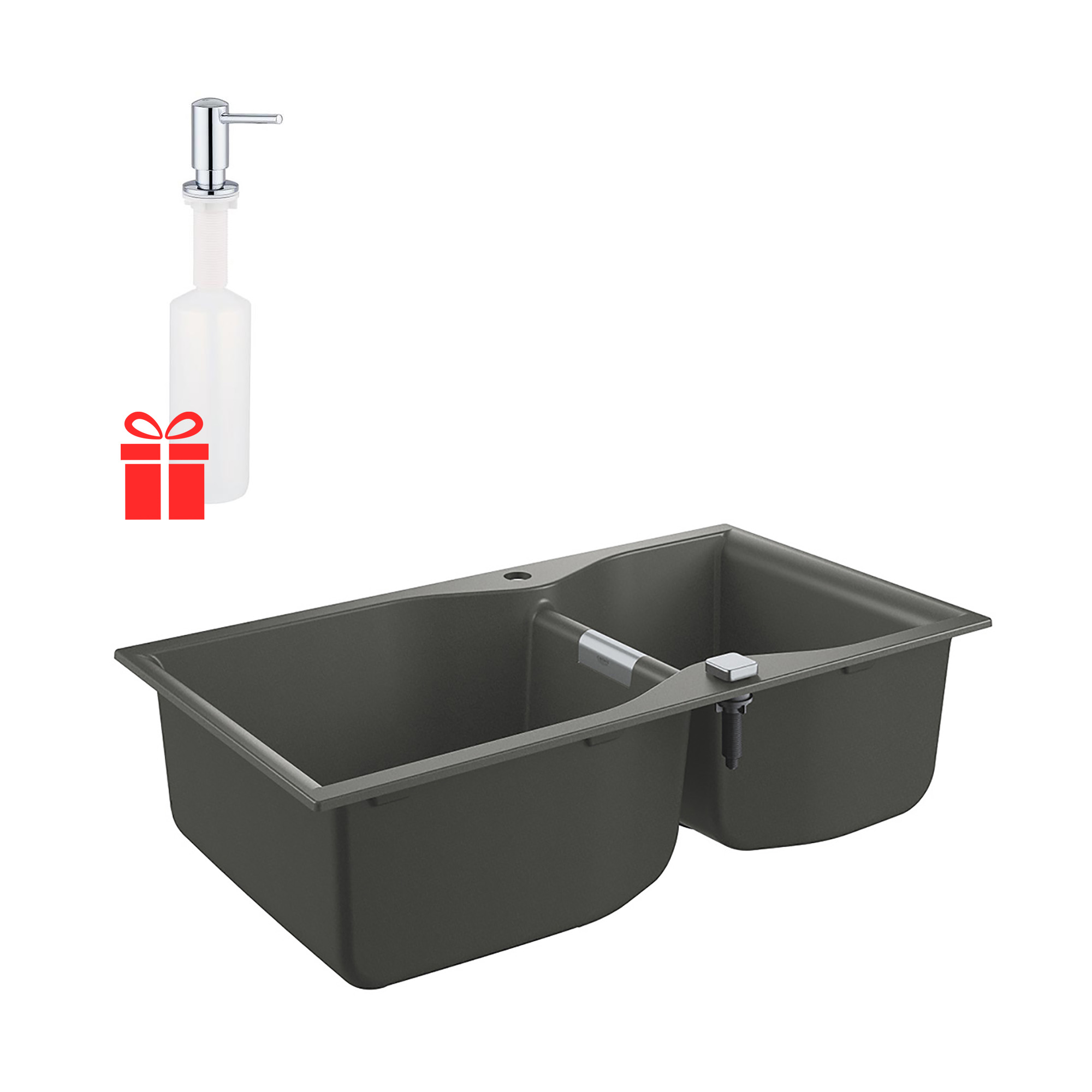 

Набор Grohe мойка кухонная K700 31658AT0 + дозатор для моющего средства Contemporary 40536000 (SR203581)
