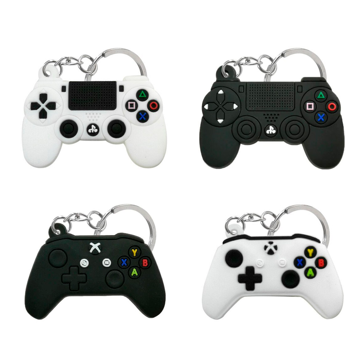 

Силиконовые брелки Геймер Xbox и DualShock PlayStation 4 (4шт) - part1 (PBXBSPALLPART1)