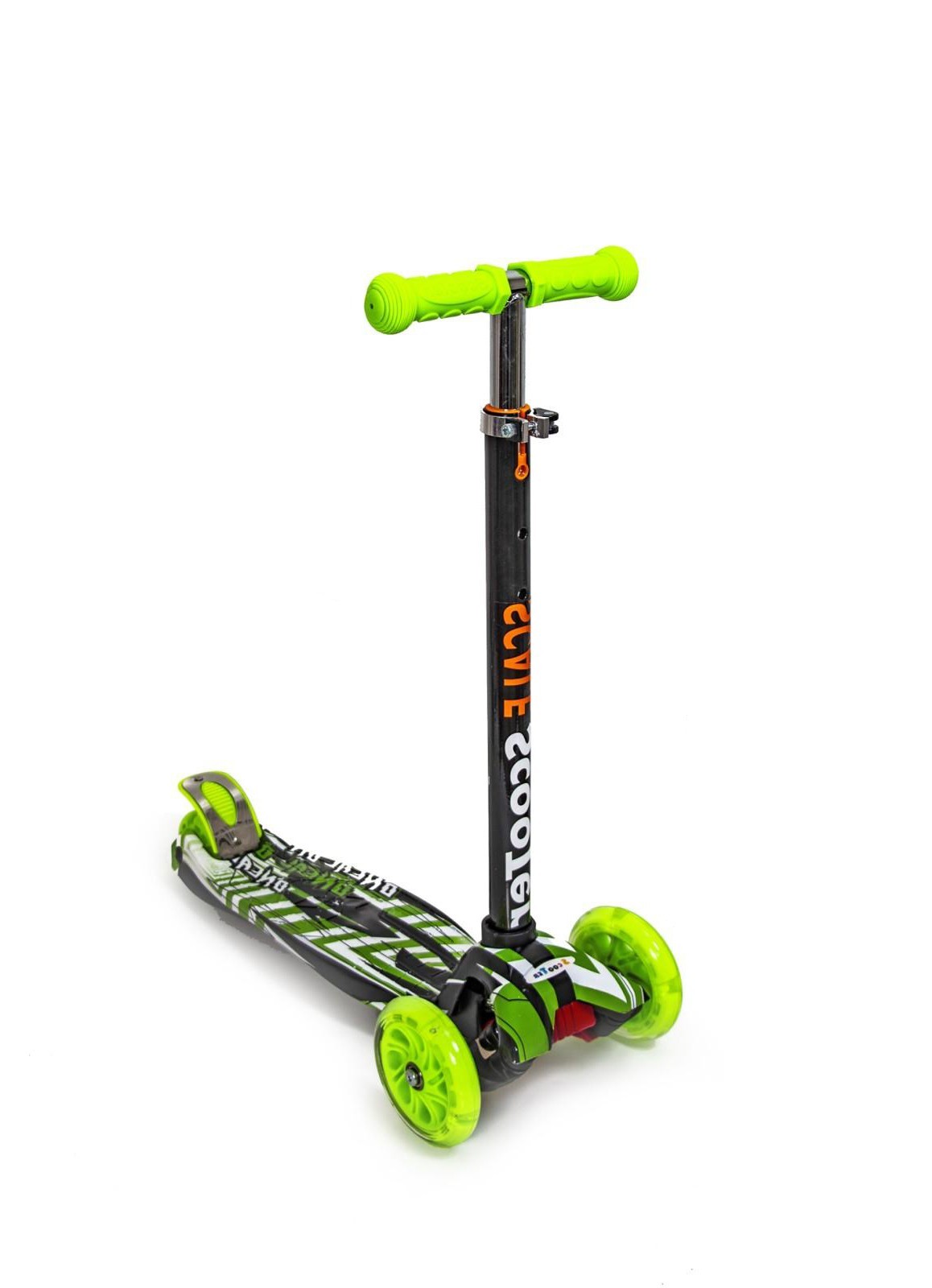 

Самокат детский Maxi Scale Scooter(свет.колеса) Green Multicolor