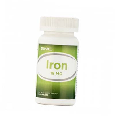 

Фумарат Железа, Iron 18 , GNC 100таб (36120164)