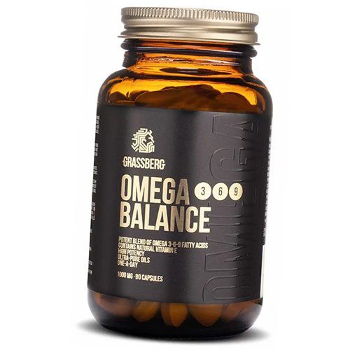 

Омега 3 6 9, Omega 3-6-9 Balance, Grassberg 60капс (67515004)