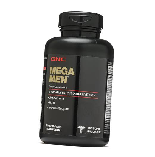 

Комплекс витаминов для мужчин, Mega Men, GNC 180каплет (36120046)