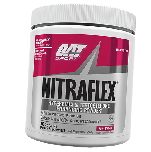 

Предтренировочная добавка, Nitraflex, GAT Sport 300г Фруктовый пунш (11129002)
