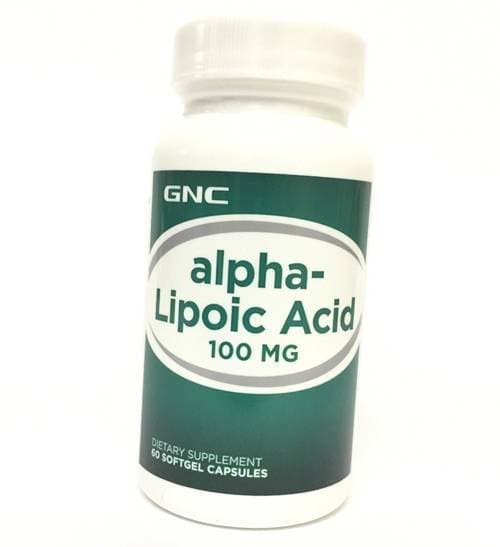 

Альфа Липоевая кислота, Alpha Lipoic Acid 100, GNC 60гелкапс (70120001)