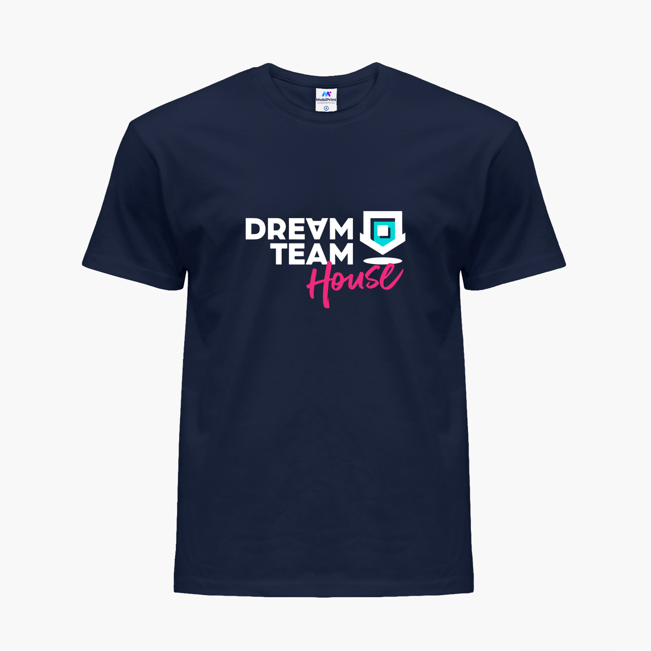 

Детская футболка для девочек Тиктокерский Дрим Тим Хаус (Tiktoker Dream Team House) (25186-3032-49) 158-164 см Хлопок Темно-синий
