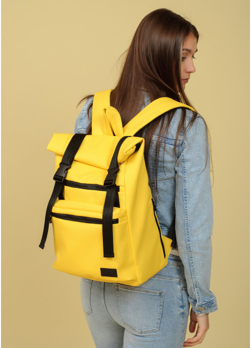 

Рюкзак ролл Sambag унісекс RollTop LTT жовтий