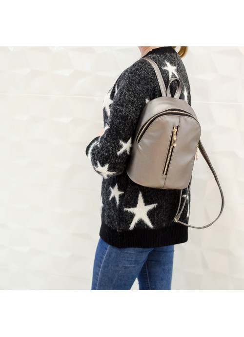 

Жіночий рюкзак Sambag Mane SF silver dark