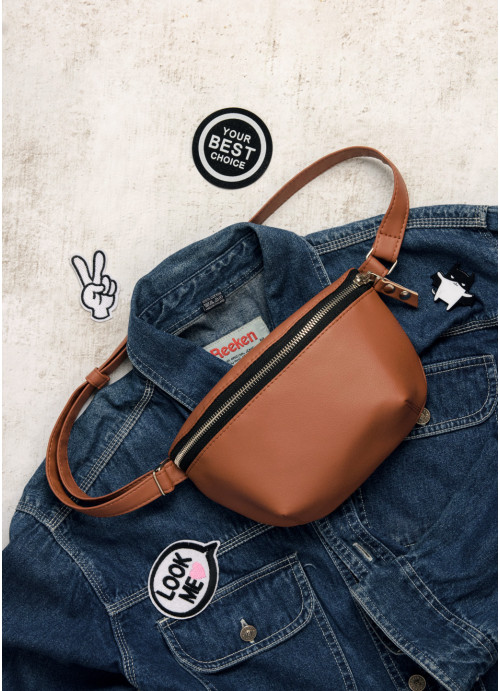 

Сумка на пояс бананка Sambag Polo SQO коричневий
