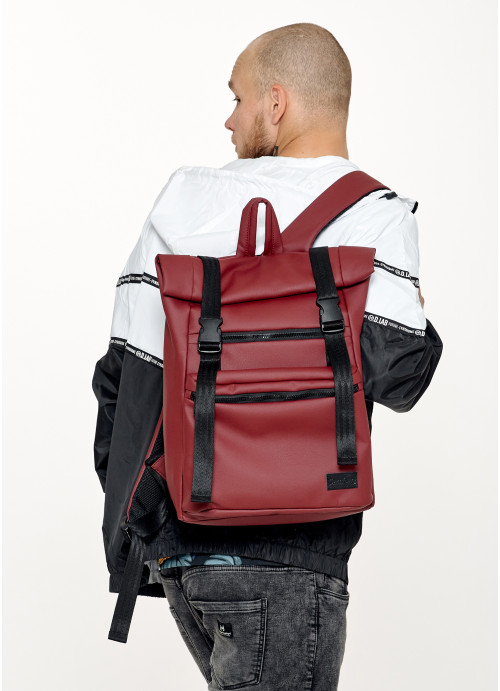 

Чоловічий рюкзак ролл Sambag унісекс RollTop LTT бордо