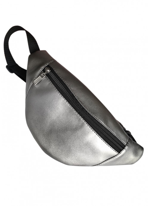 

Сумка на пояс бананка Hoso MSH silver dark