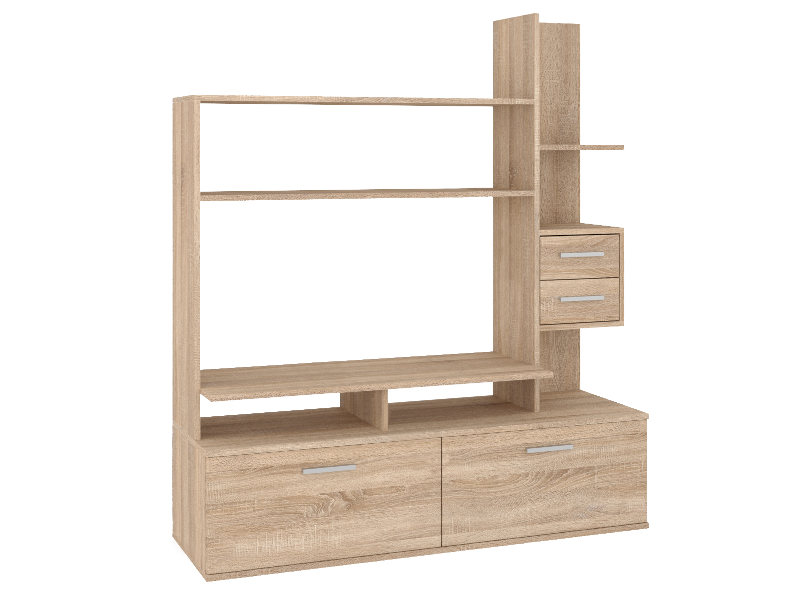 

Стенка в гостиную Аликанте Пехотин Дуб Сонома