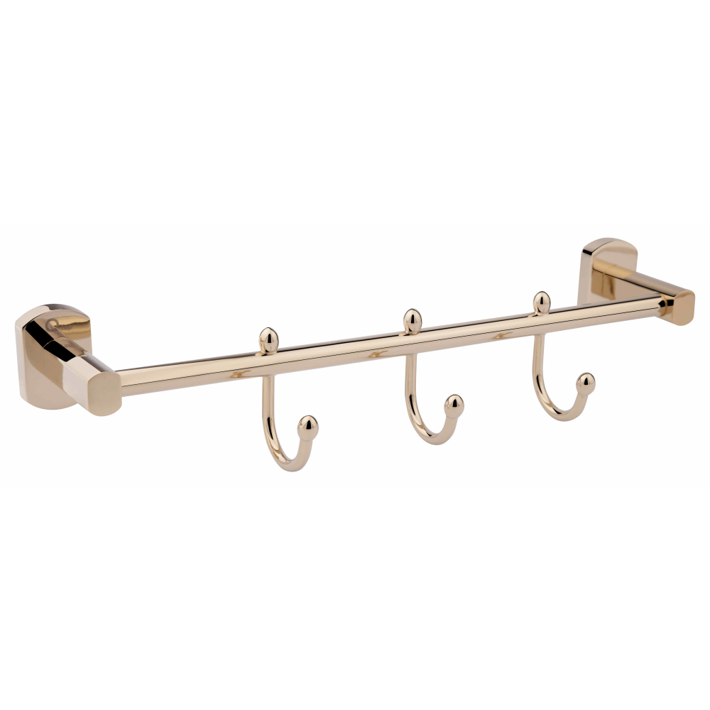 

Планка, Держатель Для Полотенец 3 Крючка Qtap Liberty Oro 1154-3