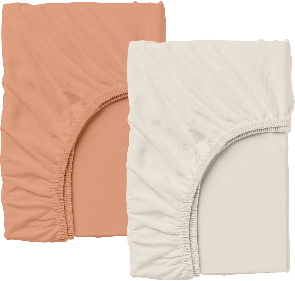 

Набор Cosas простынь на резинке 90x200 2 шт Set_Beige_Terrakot