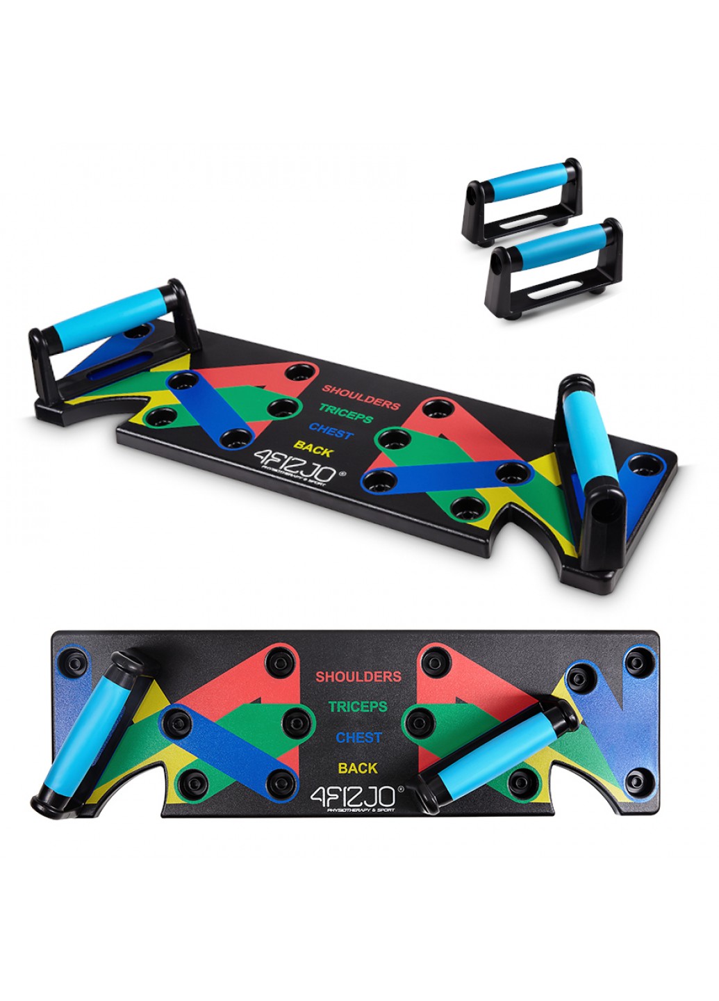 

Упоры (доска) для отжиманий со сменным хватом 4FIZJO Push-up Board 4FJ0221