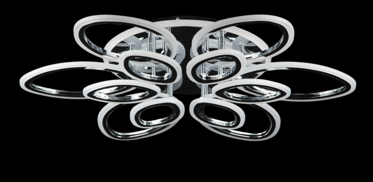 

Светодиодная люстра S.RAY. LK209/6+6A LED (CHROME)