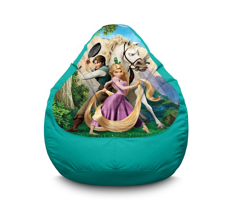 

Кресло мешок iPuff "Rapunzel and Flynn Rider" Оксфорд XXL (90х125 см) Бирюзовый