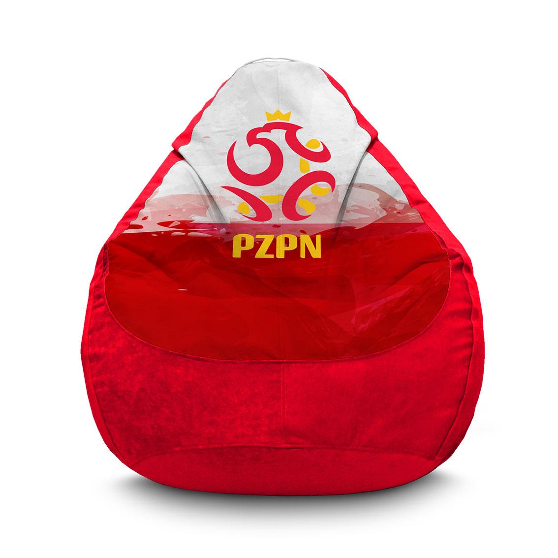 

Кресло мешок iPuff "Сборная Польши" Флок XXL (90x125 см) Красный