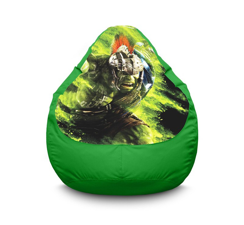 

Кресло мешок iPuff "Hulk. Fury" Оксфорд XXL (90х125 см) Зеленый