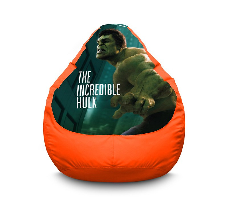 

Кресло мешок iPuff "Hulk" Оксфорд XXL (90х125 см) Оранжевый