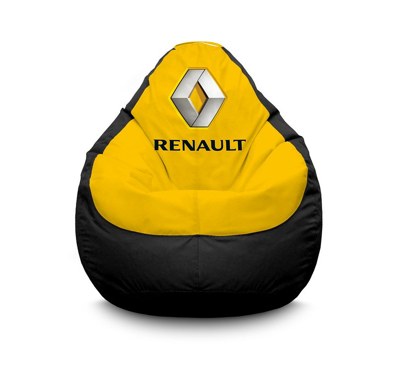 

Кресло мешок iPuff "Renault" Оксфорд XXL (90х125 см) Желтый/Черный