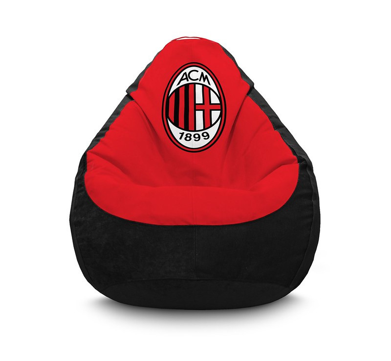 

Кресло мешок iPuff "Football. Milan FC" Флок XXL (90x125 см) Красный/Черный