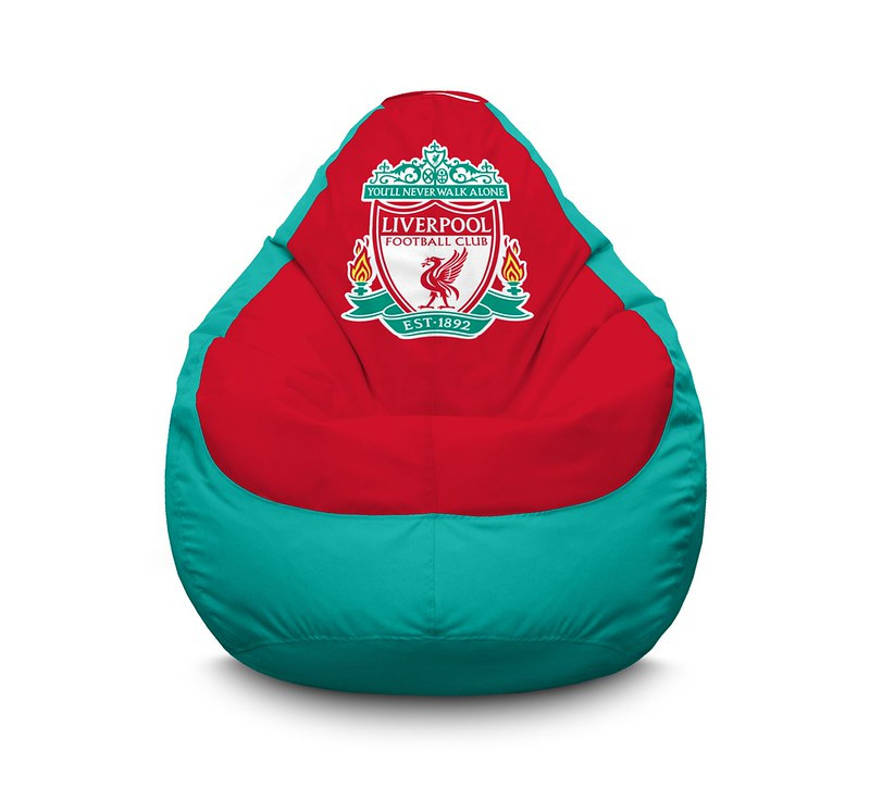 

Кресло мешок iPuff "Football. Liverpool FC. Turquoise" Оксфорд XL (80х110 см) Красный/Бирюзовый