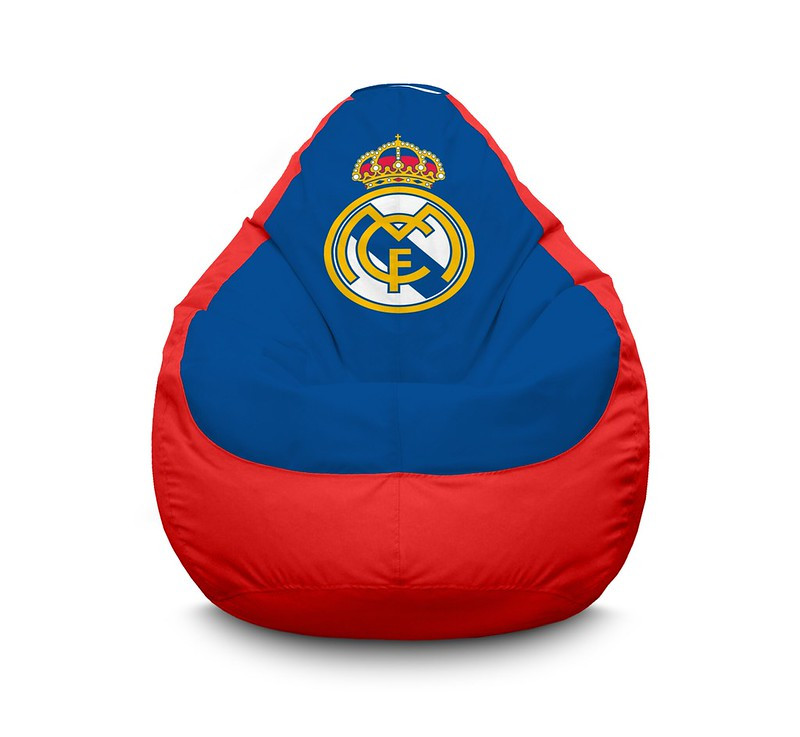 

Кресло мешок iPuff "Football. Real Madrid FC. Red" Оксфорд XXXL (100х135 см) Синий/Красный