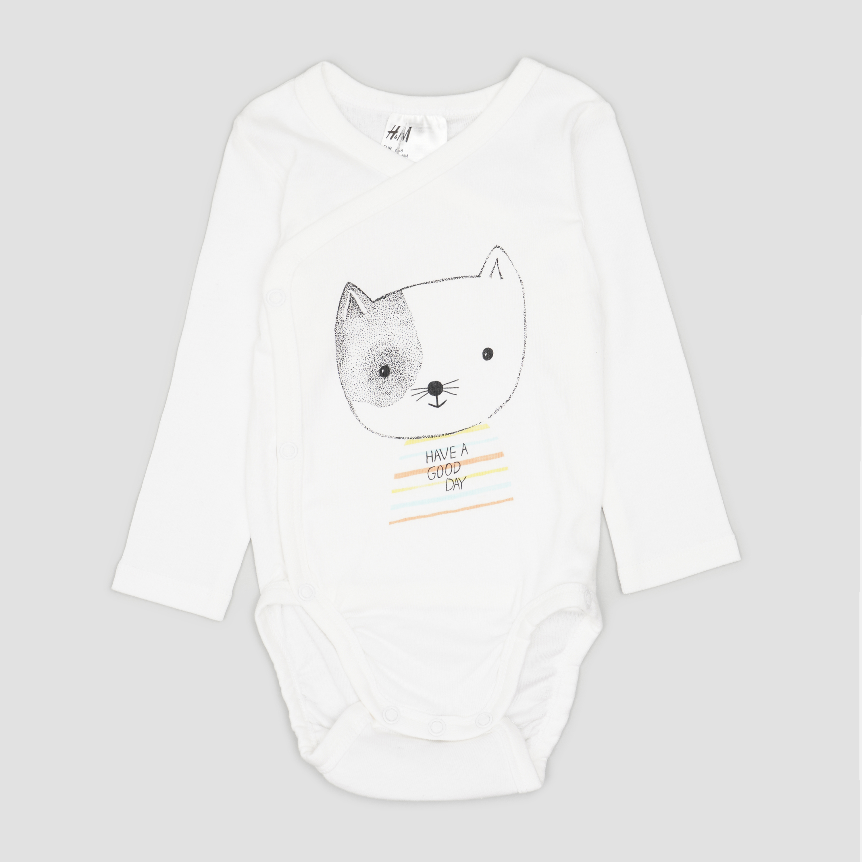 

Боди H&M HID611033 68 см Белое