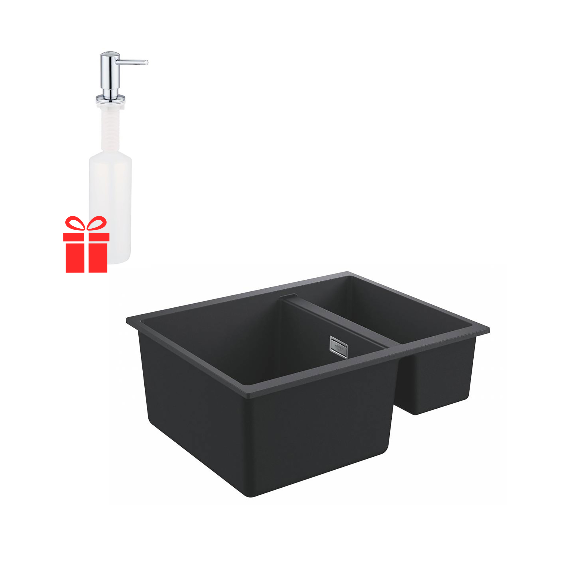 

Набор Grohe мойка кухонная K500 31648AP0 + дозатор для моющего средства Contemporary 40536000 (SX702267)