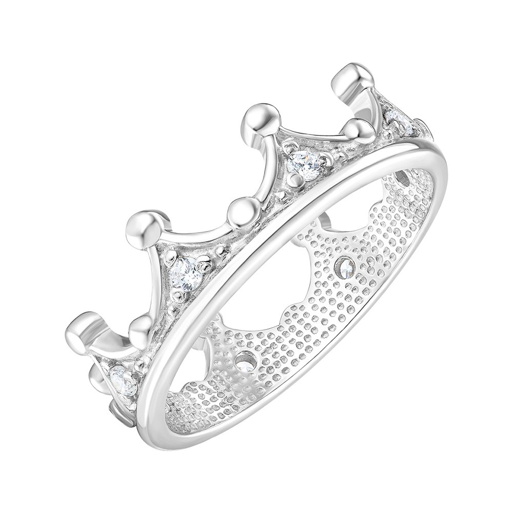 

Серебряное кольцо с фианитами 000145729 17.5 размера