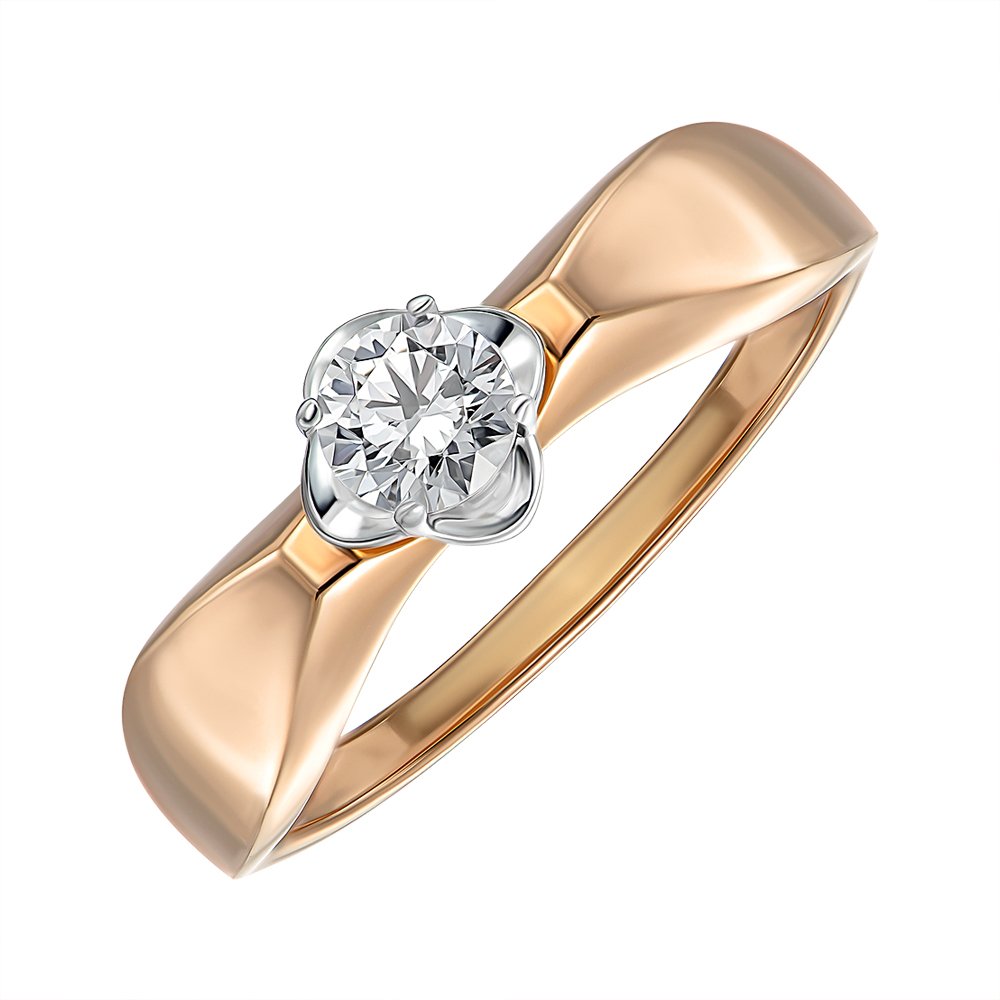 

Кольцо в красном цвете с кристаллом Swarovski 000149908 17 размера