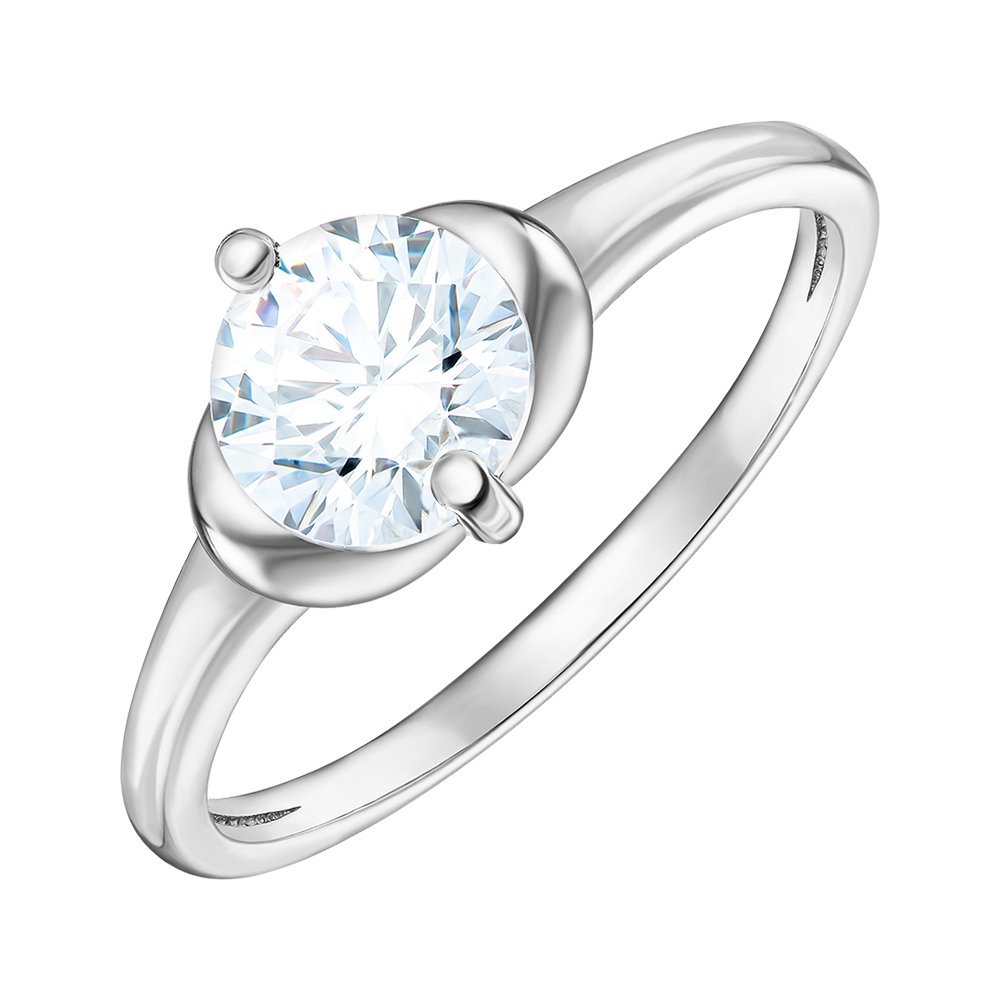 

Серебряное кольцо с с цирконием Swarovski 000149285 18 размера