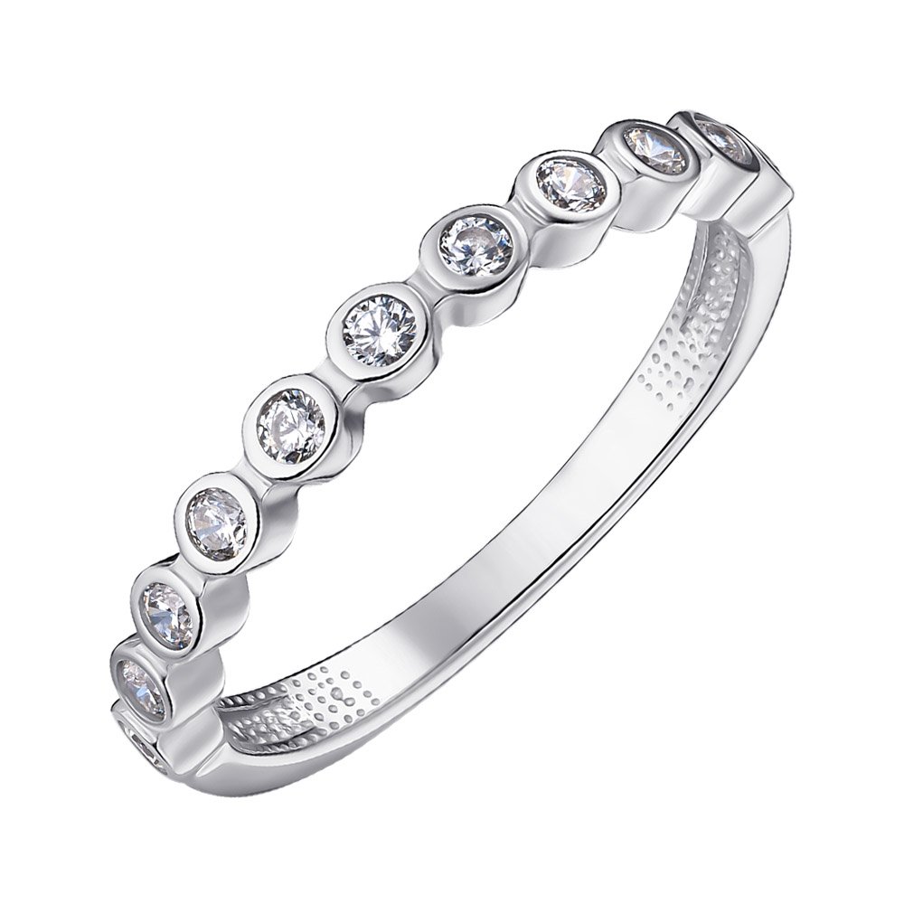 

Серебряное кольцо с фианитами 000148544 16 размера