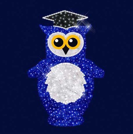 

3D светодиодная сова "Мудрёна" Lumiere 1.75м*0.8м*1.15м