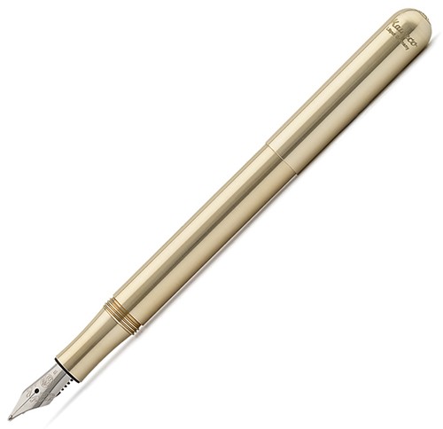 

Чорнильна ручка Kaweco Lilliput Brass латунь перо F (тонке)