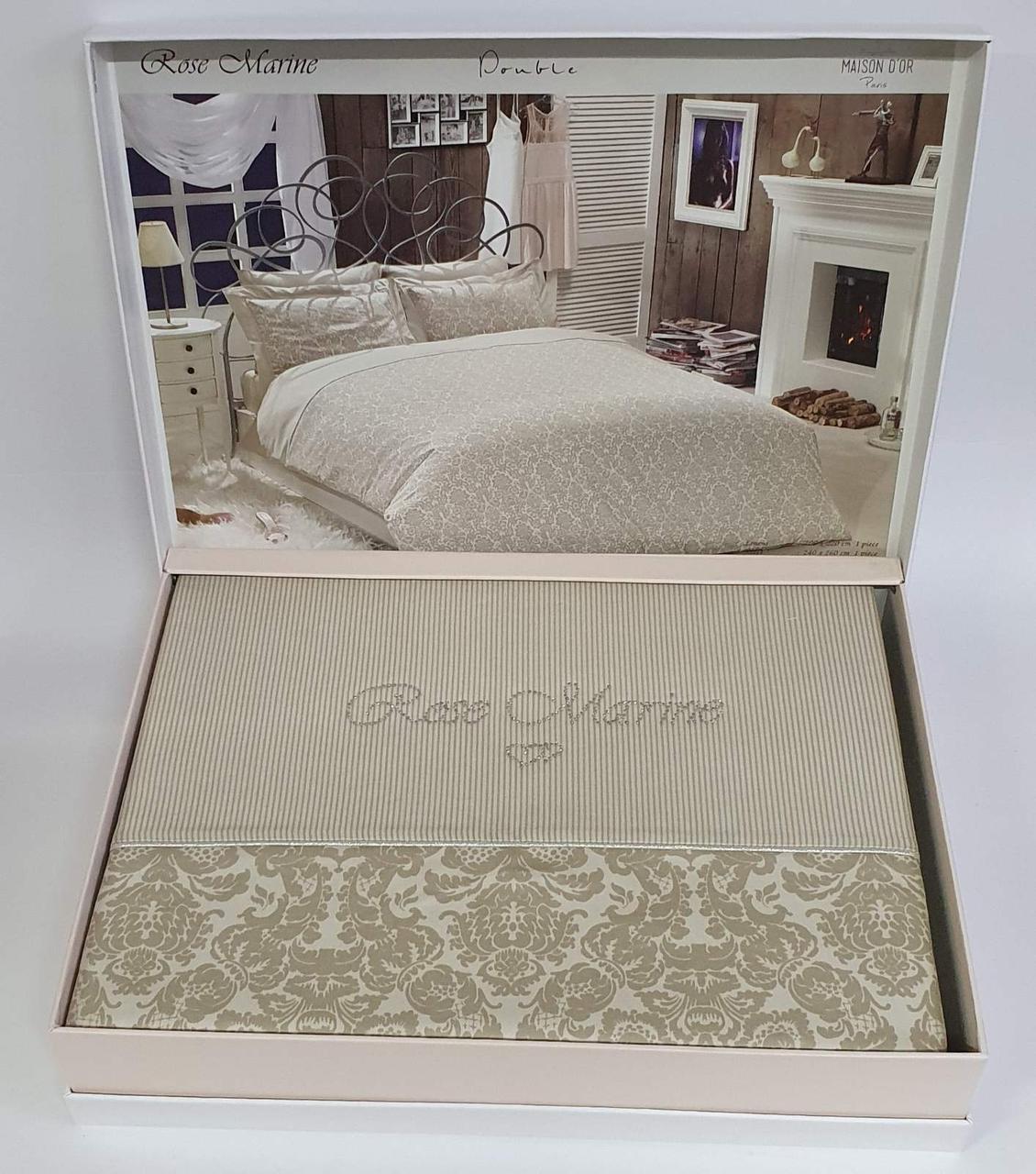 

Постельное белье Maison D'or сатин 200х220 Rose Marine Beige
