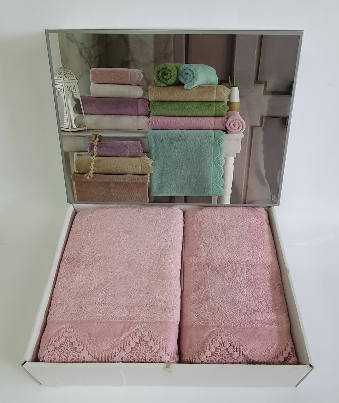 

Полотенца Maison D'or 2шт Passion Pink