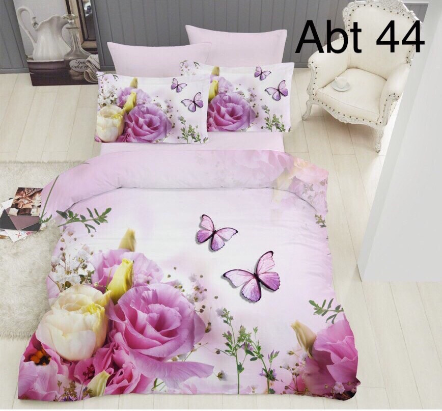 

Постельное белье Altinbasak 3D сатин 200x220 Abt 44