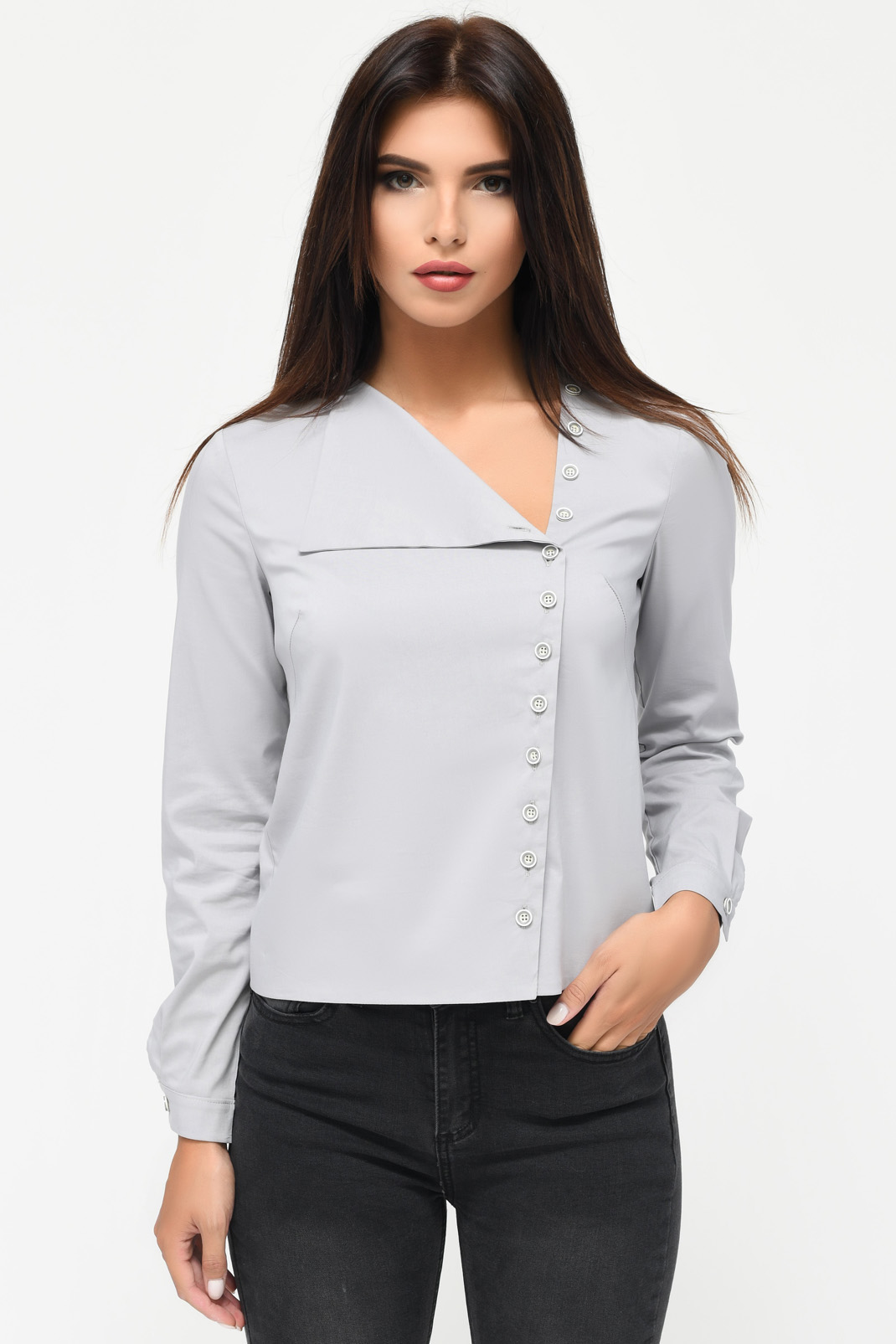 

Рубашка BK-7664-4 (XS, Серый) XS