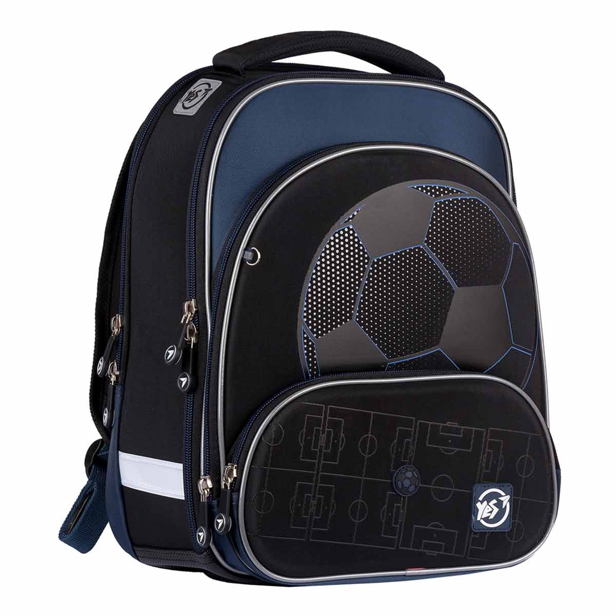 

Рюкзак школьный YES Juno Ultra Football S-30 20 л 36 × 27 × 17 см синий (555482)