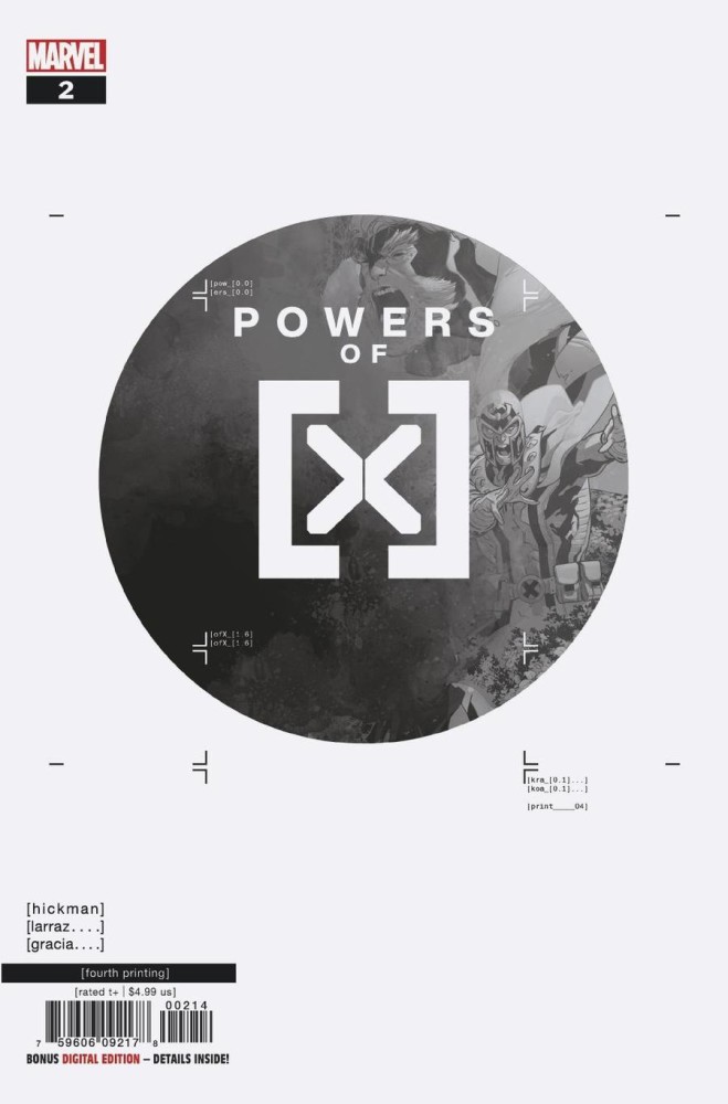 

Powers Of X #2 Cover K 4th Ptg Variant RB Silva Silva Cover