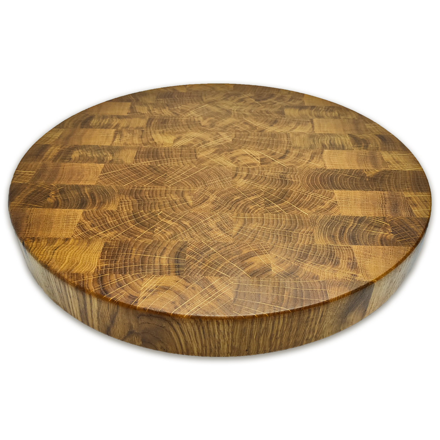 

Торцевая разделочная доска SK wood UA 30x4см из дуба (круглая) (103)