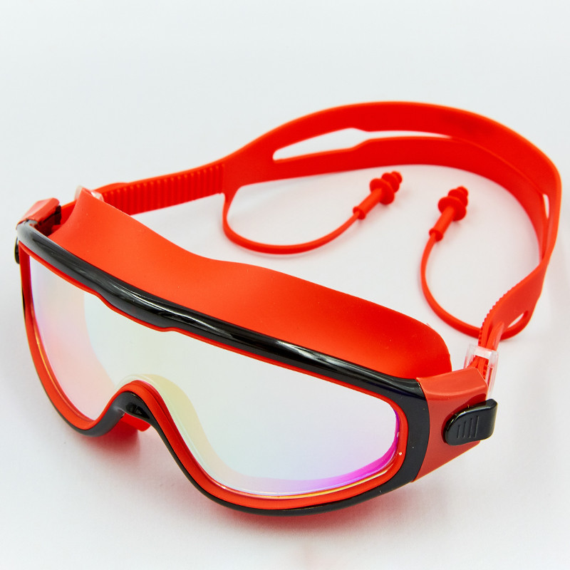 

Очки-полумаска для плавания с берушами в комлекте Speedo S1816-R красный