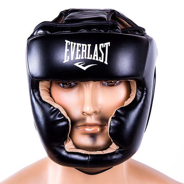 

Боксерский шлем закрытый Everlast (XL) черный EVF475