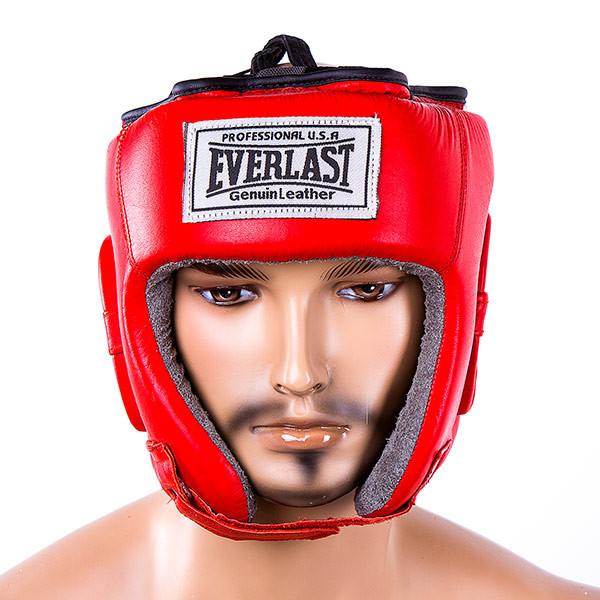 

Шлем Everlast, кожа, размер XL, красный, EV480