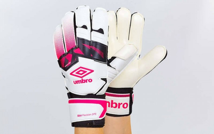 

Перчатки вратарские с защитными вставками на пальцы Umbro FB-894-2 Размер 9(обхват ладони 24см)