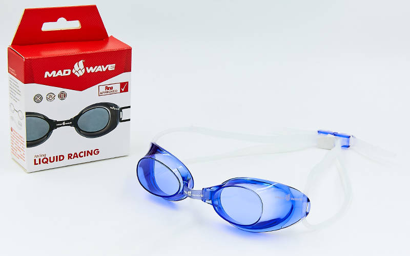

Очки для плавания стартовые MadWave Black-Blue M045301