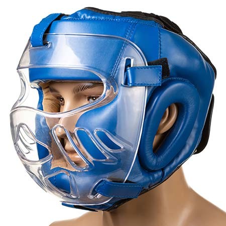 

Шлем (маска прозрачная) Everlast (L) синий EV-5009