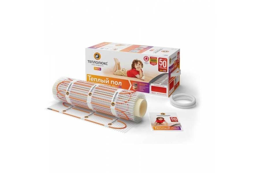 

Теплолюкс Tropix двухжильный мат МНН1600 - 10м2